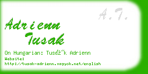 adrienn tusak business card